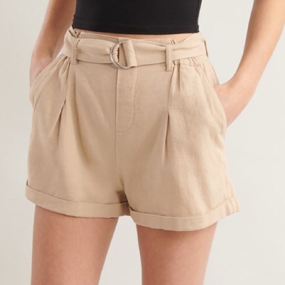 Garage Pants - Garage Paper Bag Linen Shorts